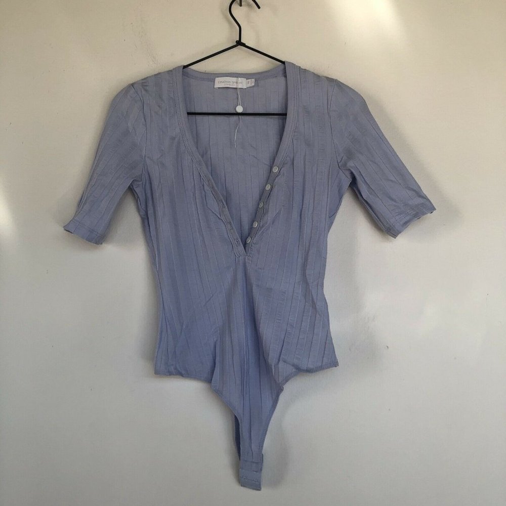 JONATHAN SIMKHAI STANDARD Connie Bodysuit Sky Blue - Picture 6 of 8